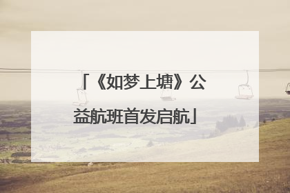 《如梦上塘》公益航班首发启航