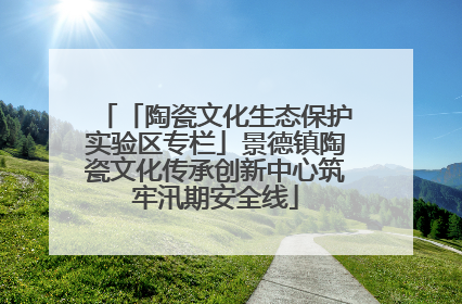 「陶瓷文化生态保护实验区专栏」景德镇陶瓷文化传承创新中心筑牢汛期安全线