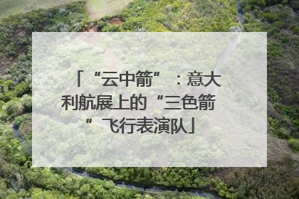 “云中箭”：意大利航展上的“三色箭”飞行表演队