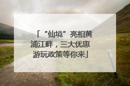 “仙境”亮相黄浦江畔，三大优惠游玩政策等你来