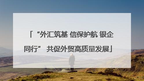 “外汇筑基 信保护航 银企同行” 共促外贸高质量发展