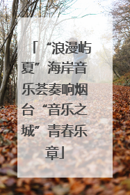 “浪漫屿夏”海岸音乐荟奏响烟台“音乐之城”青春乐章