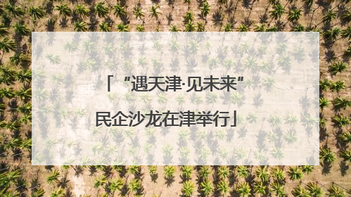 “遇天津·见未来”民企沙龙在津举行