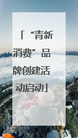 “青新消费”品牌创建活动启动