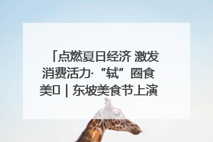 点燃夏日经济 激发消费活力·“轼”圈食美⑪｜东坡美食节上演“文化满汉全席”