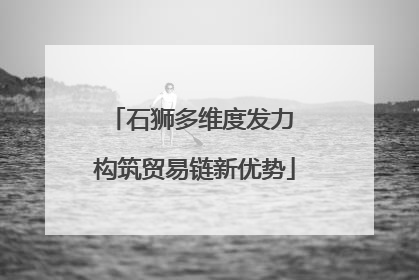 石狮多维度发力 构筑贸易链新优势