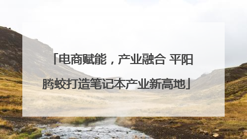 电商赋能，产业融合 平阳腾蛟打造笔记本产业新高地