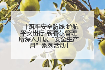 筑牢安全防线 护航平安出行-蕲春东管理所深入开展“安全生产月”系列活动