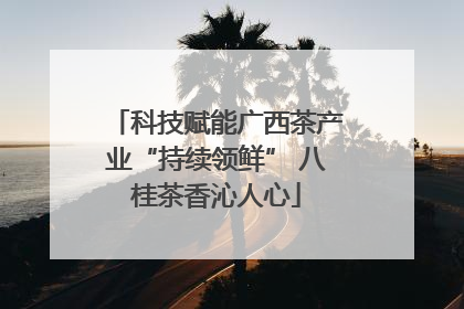 科技赋能广西茶产业“持续领鲜” 八桂茶香沁人心
