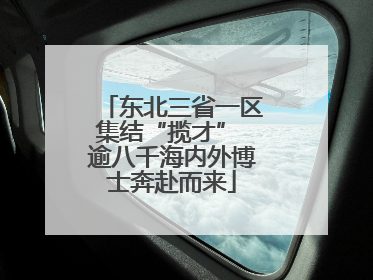 东北三省一区集结“揽才” 逾八千海内外博士奔赴而来