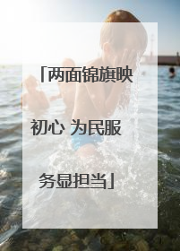 两面锦旗映初心 为民服务显担当