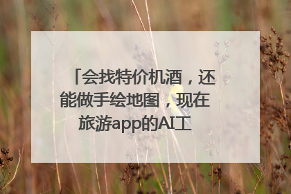 会找特价机酒，还能做手绘地图，现在旅游app的AI工具这么厉害了吗？