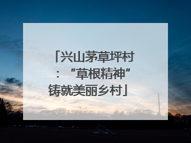 兴山茅草坪村：“草根精神”铸就美丽乡村