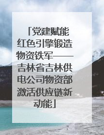 党建赋能 红色引擎锻造物资铁军——吉林省吉林供电公司物资部激活供应链新动能
