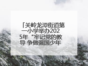 关岭龙潭街道第一小学举办2025年“牢记党的教导 争做强国少年”“六一”文艺汇演活动