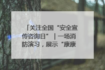 关注全国“安全宣传咨询日”｜一场消防演习，展示“康康”应急实力