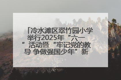 冷水滩区翠竹园小学举行2025年“六一”活动暨“牢记党的教导 争做强国少年”新队员入队仪式