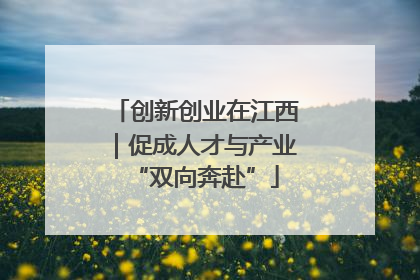 创新创业在江西｜促成人才与产业“双向奔赴”