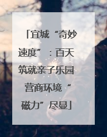 宜城“奇妙速度”：百天筑就亲子乐园 营商环境“磁力”尽显
