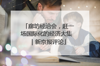 廊坊经洽会，赶一场国际化的经济大集｜新京报评论