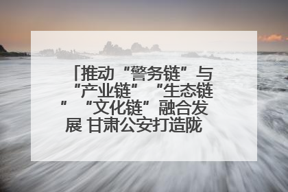 推动“警务链”与“产业链”“生态链”“文化链”融合发展 甘肃公安打造陇原旅游警务品牌