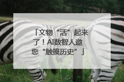 文物“活”起来了！AI数智人邀您“触摸历史”