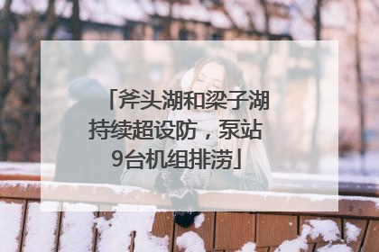 斧头湖和梁子湖持续超设防，泵站9台机组排涝
