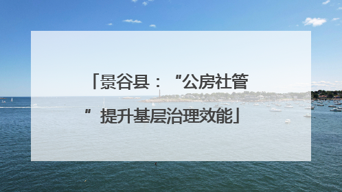 景谷县：“公房社管”提升基层治理效能