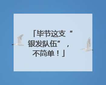 毕节这支“银发队伍”，不简单！