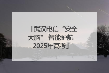 武汉电信“安全大脑” 智能护航2025年高考