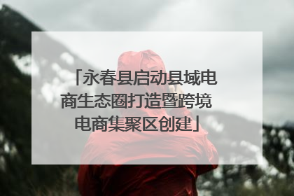 永春县启动县域电商生态圈打造暨跨境电商集聚区创建