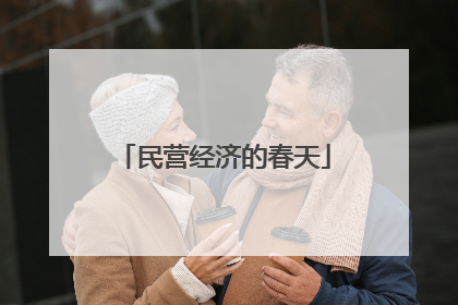 民营经济的春天
