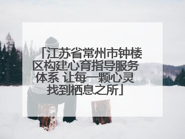 江苏省常州市钟楼区构建心育指导服务体系 让每一颗心灵找到栖息之所