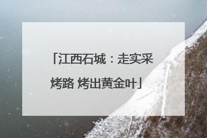 江西石城：走实采烤路 烤出黄金叶