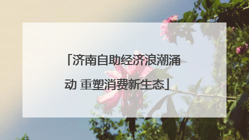 济南自助经济浪潮涌动 重塑消费新生态