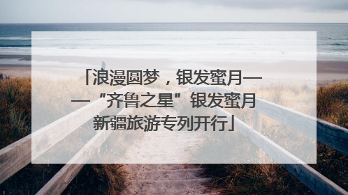 浪漫圆梦，银发蜜月——“齐鲁之星”银发蜜月新疆旅游专列开行