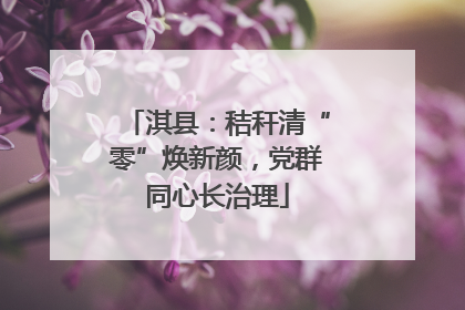 淇县：秸秆清“零”焕新颜，党群同心长治理