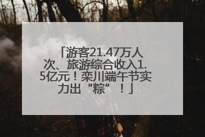 游客21.47万人次、旅游综合收入1.5亿元！栾川端午节实力出“粽”！
