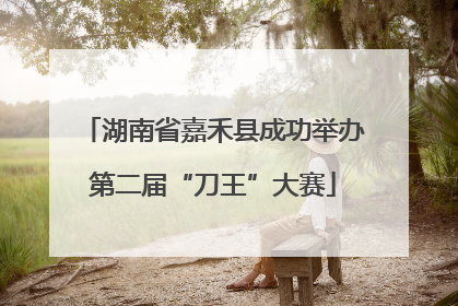 湖南省嘉禾县成功举办第二届“刀王”大赛