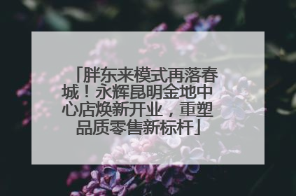 胖东来模式再落春城！永辉昆明金地中心店焕新开业，重塑品质零售新标杆