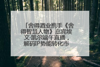 舍得酒业携手《舍得智慧人物》嘉宾埃文·凯尔端午直播，解码IP势能转化市场销量的有效路径