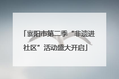 襄阳市第二季“非遗进社区”活动盛大开启