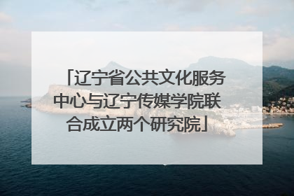 辽宁省公共文化服务中心与辽宁传媒学院联合成立两个研究院