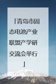 青岛市固态电池产业联盟产学研交流会举行