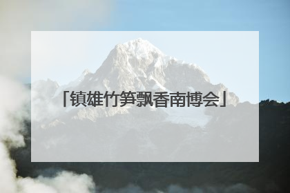 镇雄竹笋飘香南博会
