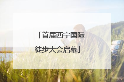 首届西宁国际徒步大会启幕