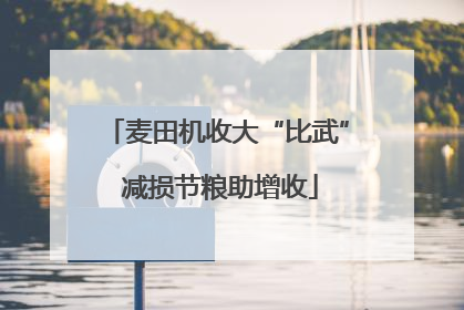 麦田机收大“比武” 减损节粮助增收