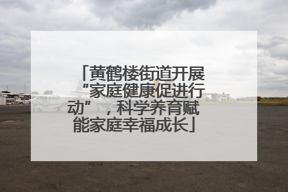 黄鹤楼街道开展“家庭健康促进行动”，科学养育赋能家庭幸福成长